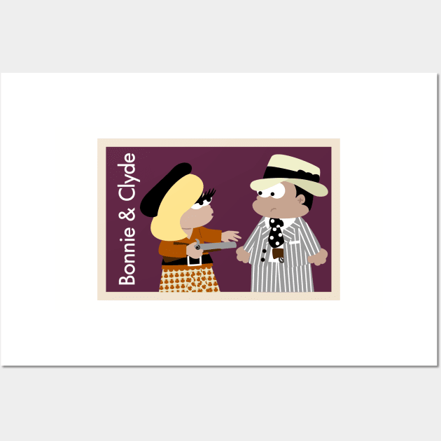 Bonnie And Clyde Wall Art by soniapascual